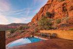 Heated pool with unforgettable valley-wide views